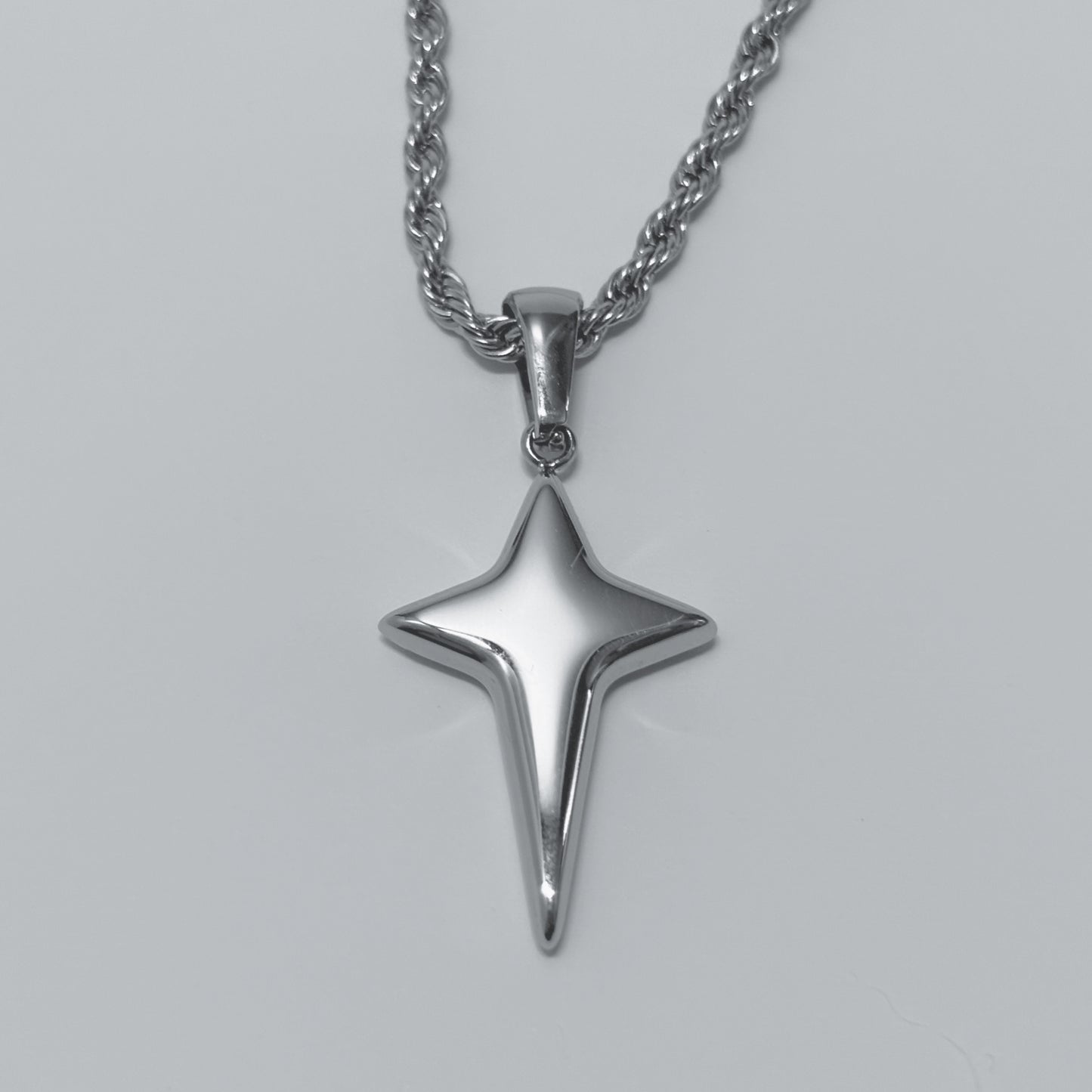 Liquid Cross Necklace
