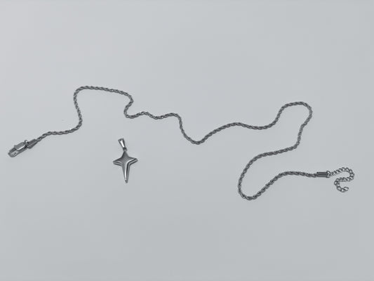 Liquid Cross Necklace