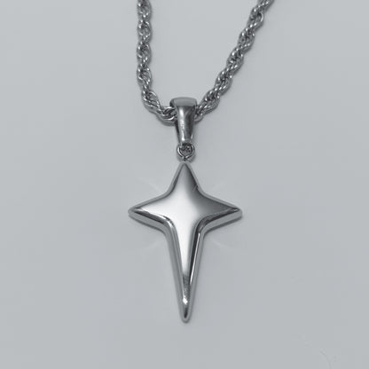 Liquid Cross Necklace
