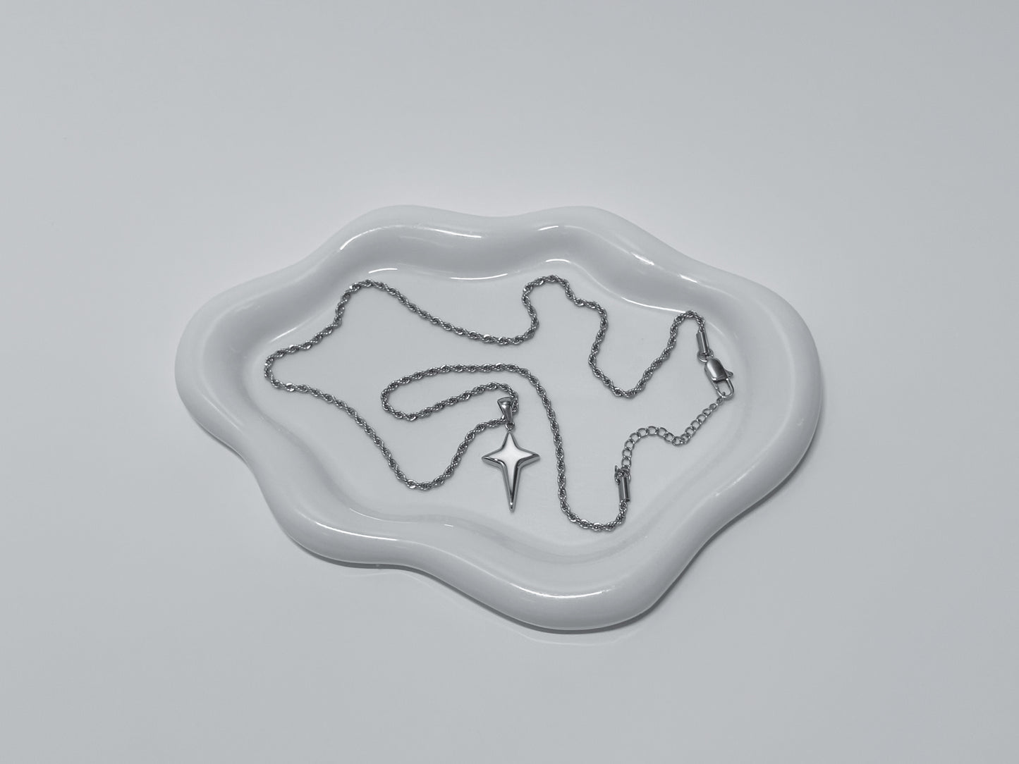 Liquid Cross Necklace