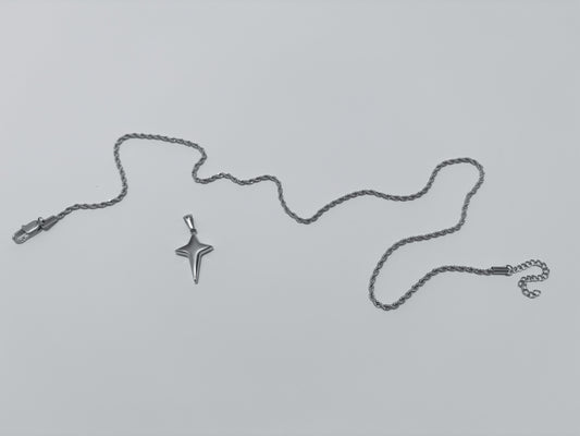 Liquid Cross Necklace