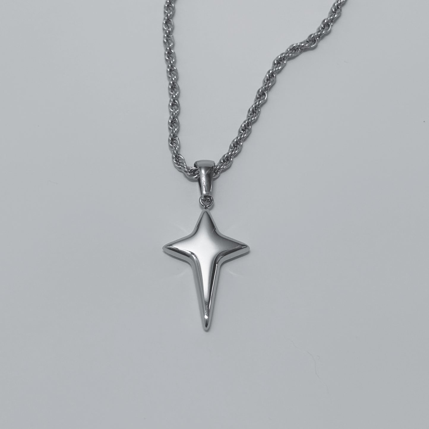 Liquid Cross Necklace