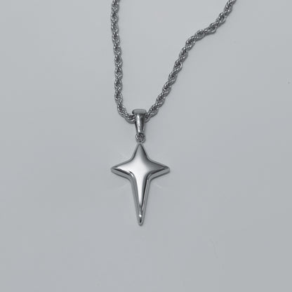 Liquid Cross Necklace