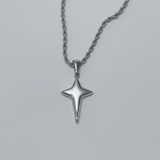 Liquid Cross Necklace